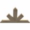 Ekena Millwork Saratoga Rough Sawn Timber Gable Bracket, Douglas Fir, 48"W x 32"H x 2"D x 6"F, 16/12 Pitch GBW048X32X0206SAR00RDF - alternate 4